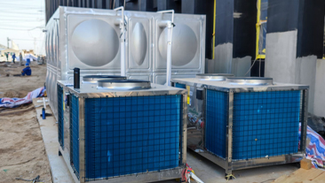 陕西省延安市某发电有限公司热水项目案例