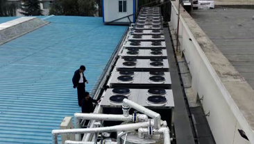 甘肃省平凉某洗浴中心泳池泡池恒温项目案例