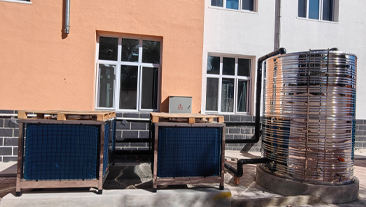 内蒙古赤峰市宁城第五中学校园热水项目案例