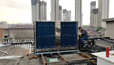 江苏省镇江市扬中金源洗浴中心热水项目案例