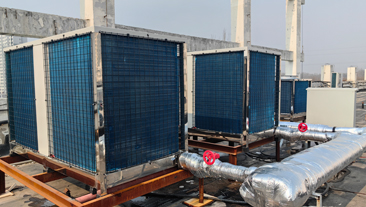 山西忻州五台县圣水浴源闲心中心热水+泳游恒温工程案例