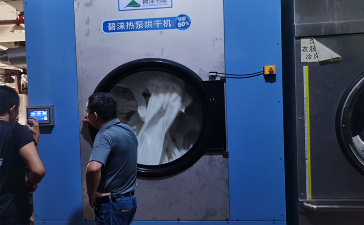 浙江嘉兴洗涤厂烘干案例