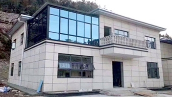 河南省信阳市新县青龙峡风景区半山别墅冷暖项目案例