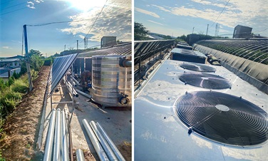 蔬菜大棚采暖专用的空气能热泵机组