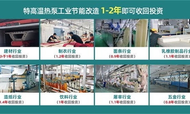 工业余热回收应用高温空气源热泵的作用