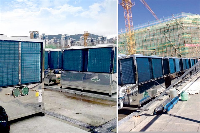 学校也能用的空气源热泵供暖设备