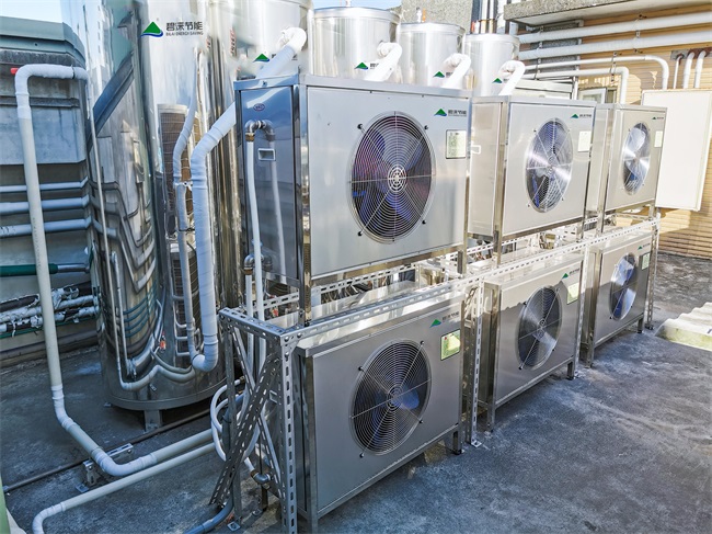 宾馆应用空气能闭式承压热水系统的好处