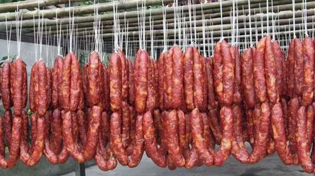 腊肠烘干用碧涞空气能，品相更好更节能