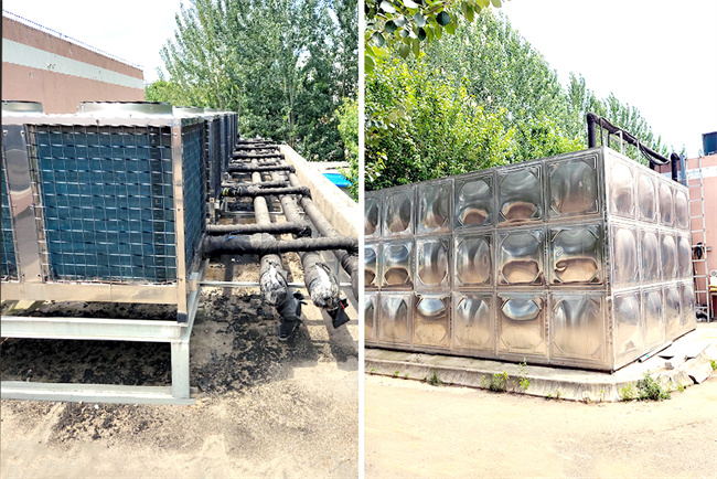 陕西地区校园信赖的高效直热卫生热水系统