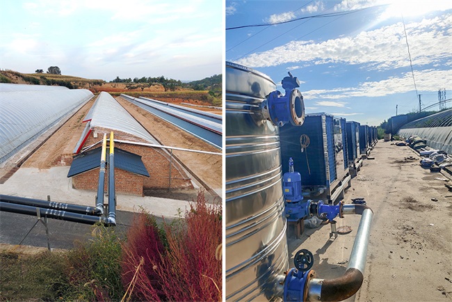 蔬菜大棚采暖专用的空气能热泵机组