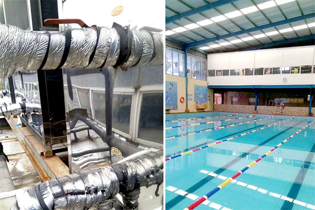 空气能热水设备助力水上乐园节能降耗