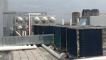 广东中山奥马冰箱八分厂热水项目案例