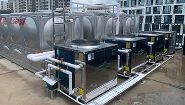 广东省梅州市蕉岭县人民医院热水项目案例