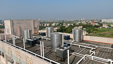 广东省广州市南沙榄核第二中学热水项目案例