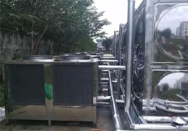 浴堂建设空气能热水工程，恒温热水节能享