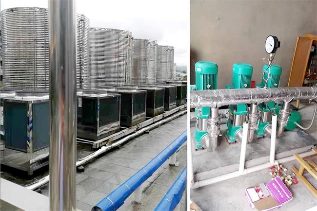 学校采暖热水工程用空气能热泵效果好吗