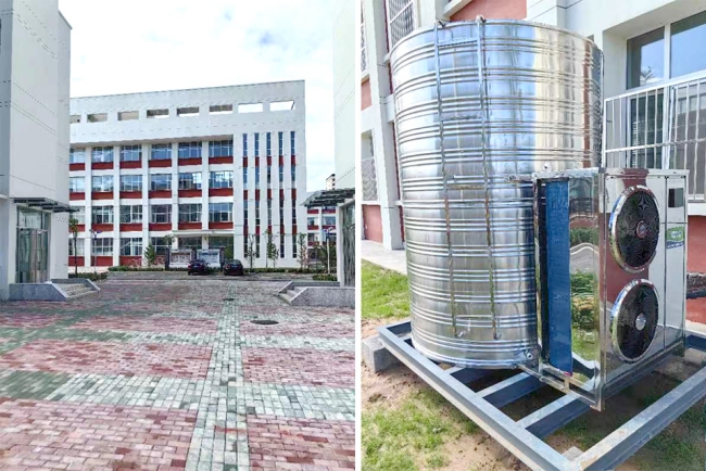 学校热水怎么选？空气能热泵热水机高效又节能