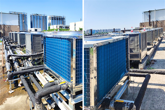 智博热泵热水机助力西安财经大学