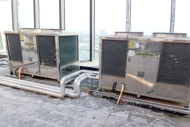 福建福州地铁大厦采用碧涞空气能热泵热水系统，推动绿色能源发展