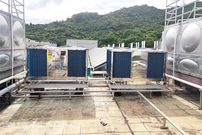 碧涞空气源热泵热水机为广州二中打造绿色热水新体验