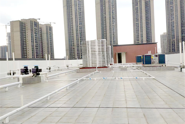 广州市番禺区广铁一中天峰中学空气能热水项目：实现舒适、安全与节能的完美结合