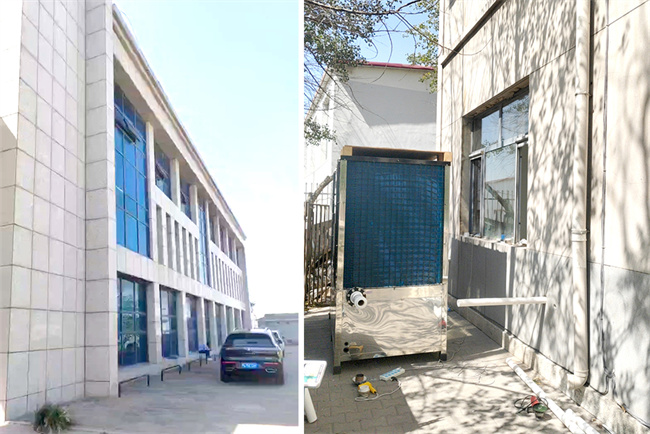 内蒙古乌海市海勃湾区世杰环保公司办公楼供暖项目:碧涞空气能热泵的实力展现