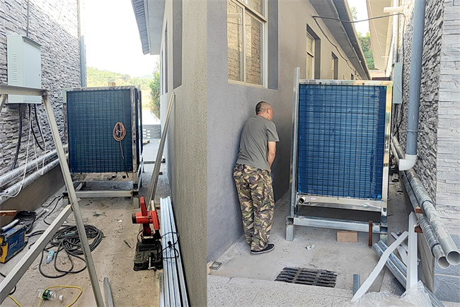 智博热泵设备助力沁县文化馆实现冷暖需求