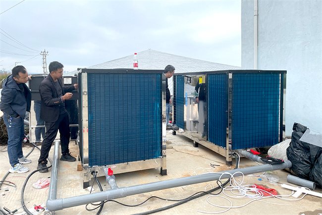 福建漳州漳浦斑节虾恒温养殖项目:碧涞变频恒温养殖热泵推动绿色、智能养殖新模式