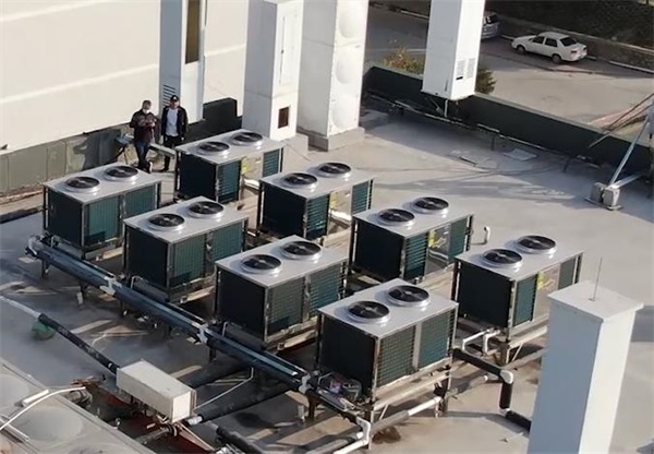 企业热水工程用空气能热泵，恒温舒适更节能