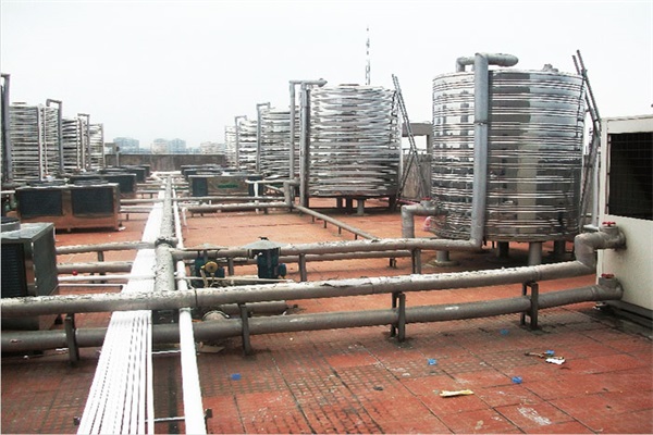 办公大厦空气能热泵热水系统