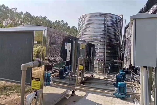 大棚养虾就用空气能热水热泵