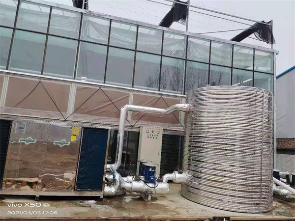 花卉大棚供暖用空气能热泵，恒温安全更经济